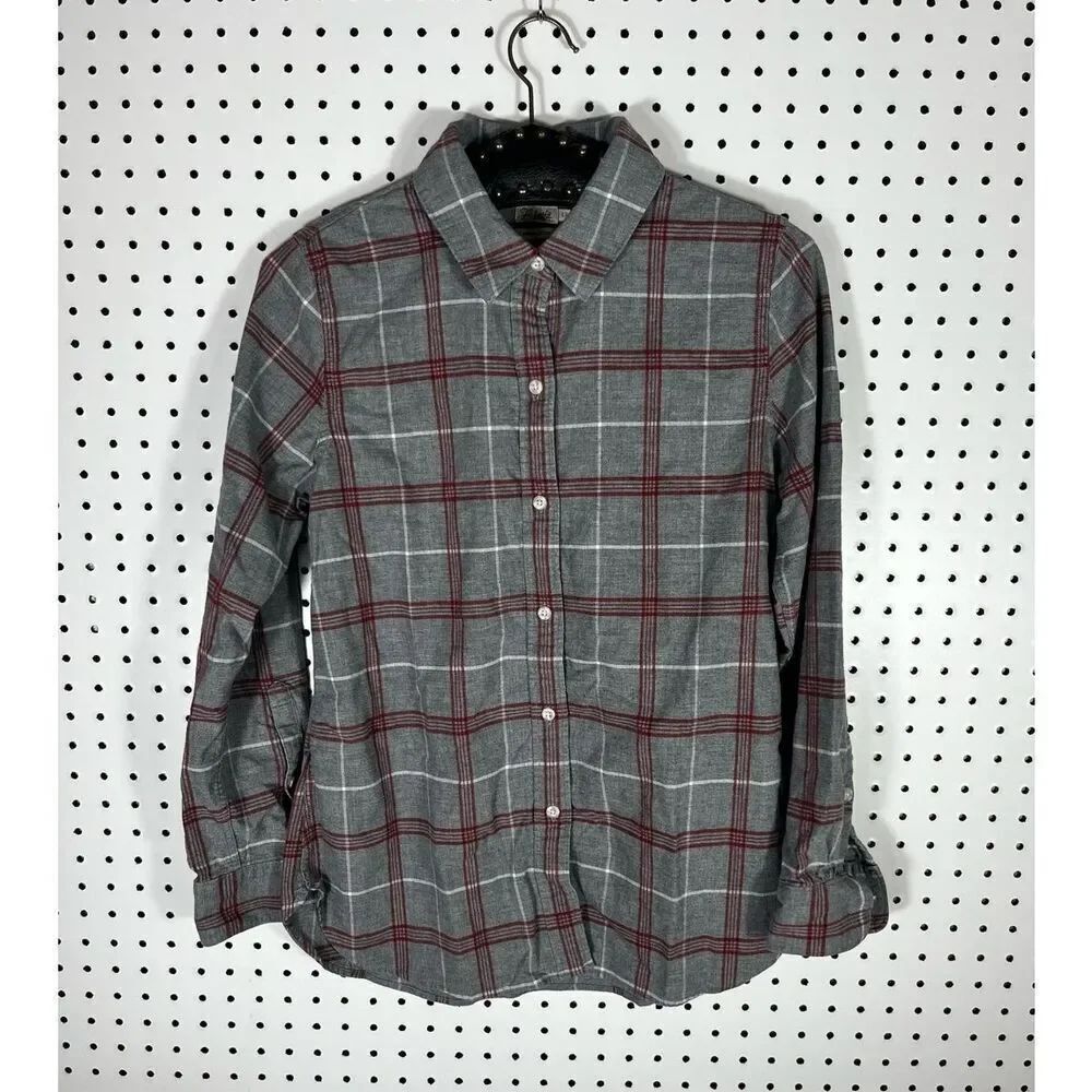 Faherty button down flannel shirt size s